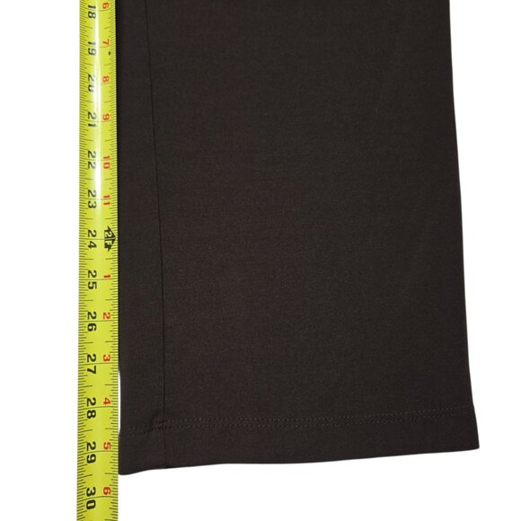 Vintage Susan Graver Pants Womens Plus 2X Brown Pull On Straight Leg Stretch - Picture 5 of 13